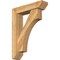 Ekena Millwork Westlake Slat Rough Sawn Bracket w/ Offset Brace, Western Red Cedar, 6"W x 24"D x 32"H BKT0604X24X32WTL06RWR - alternate 1